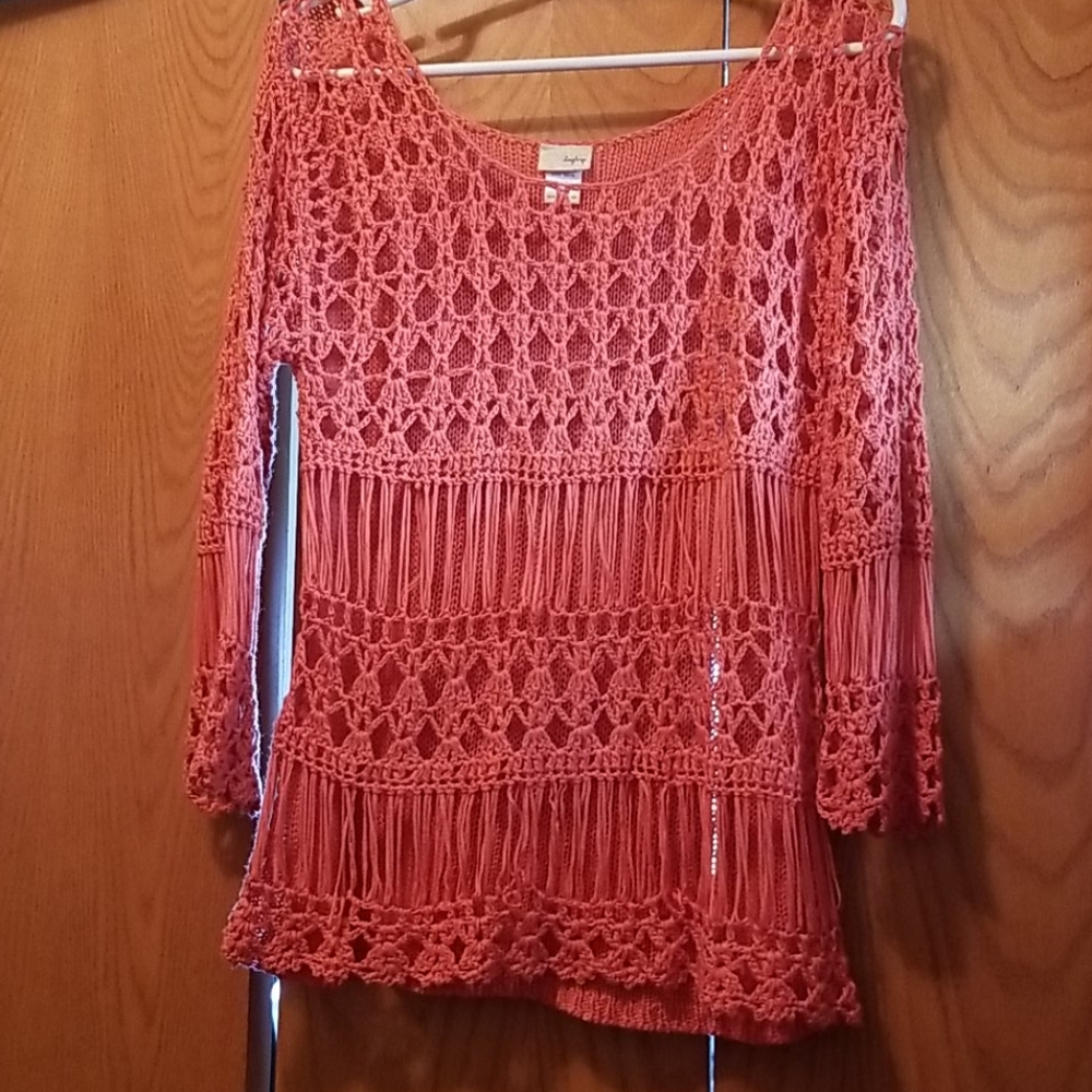 Crocheted sweater